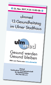 Programm ulmmed Gesundheitstag 2017